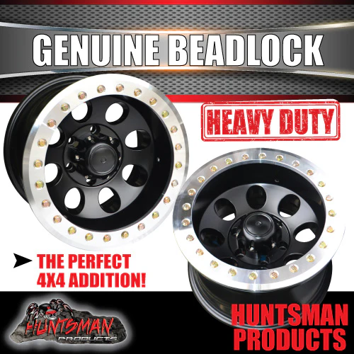 16X10 6/139.7 PCD -44 Offset Alloy Genuine Beadlock Rim Fit Patrol, Landcruiser + Many More - Image 3