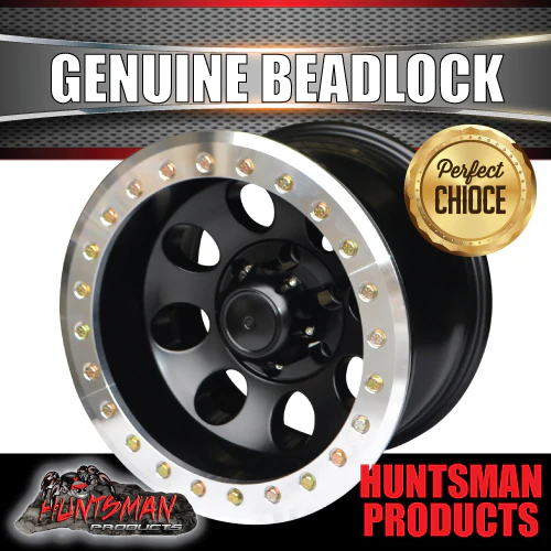 16X10 6/139.7 PCD -44 Offset Alloy Genuine Beadlock Rim Fit Patrol, Landcruiser + Many More - Image 4