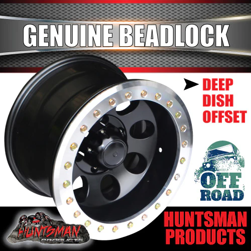 16X10 6/139.7 PCD -44 Offset Alloy Genuine Beadlock Rim Fit Patrol, Landcruiser + Many More - Image 5