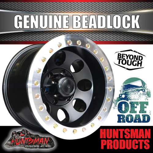 16X10 6/139.7 PCD -44 Offset Alloy Genuine Beadlock Rim Fit Patrol, Landcruiser + Many More - Image 6