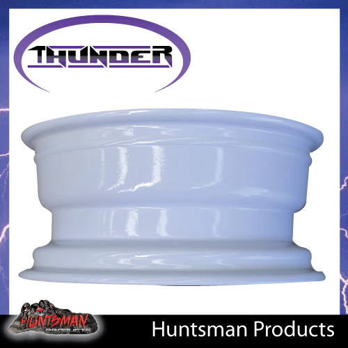 16x7 6 Stud White Thunder Steel Rim -13 Offset. 6/139.7 PCD.  Fits Landcruiser, Patrol etc - Image 6
