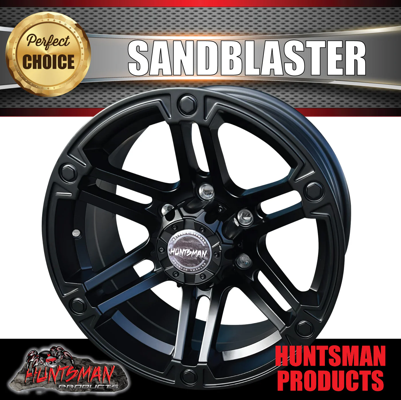 16X8, 0 Offset Sandblaster Mag Wheel 6/139.7 pcd.  Suit Landcruiser Patrol - Image 5