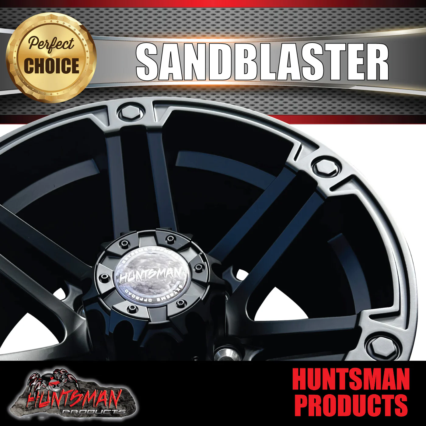 16X8, 0 Offset Sandblaster Mag Wheel 6/139.7 pcd.  Suit Landcruiser Patrol - Image 6