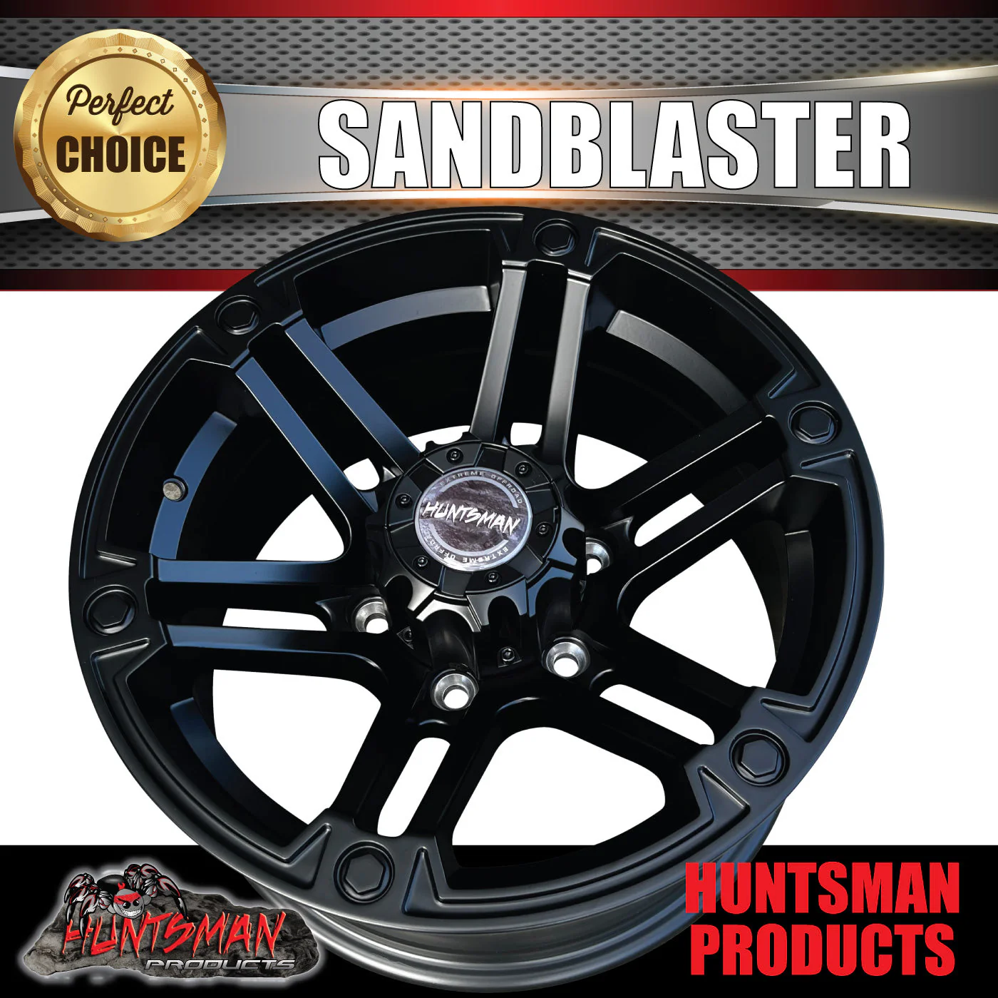 16X8, -20 Offset Sandblaster Mag Wheel 6/139.7 pcd.  Suit Landcruiser Patrol - Image 4