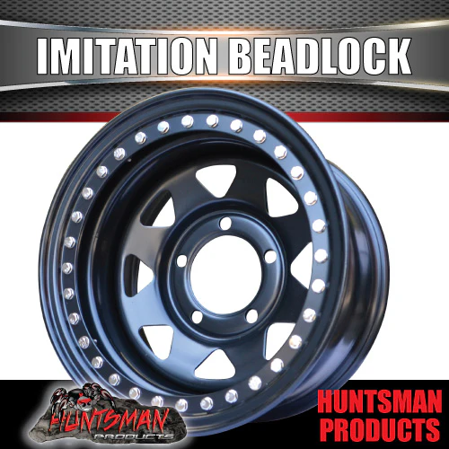 16X8 5/150 PCD -25 Offset Steel Imitation Beadlock Rim.   Fits Toyota Landcruiser - Image 2