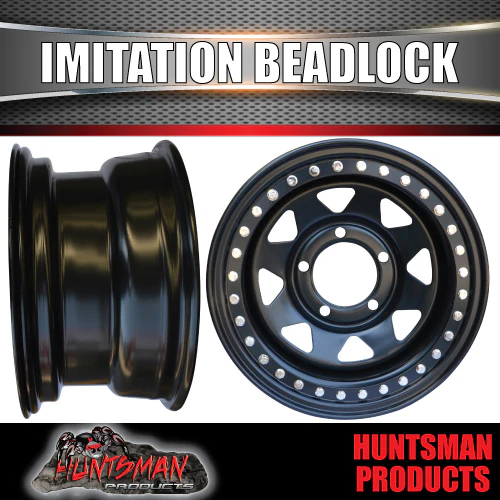 16X8 5/150 PCD -25 Offset Steel Imitation Beadlock Rim.   Fits Toyota Landcruiser - Image 5