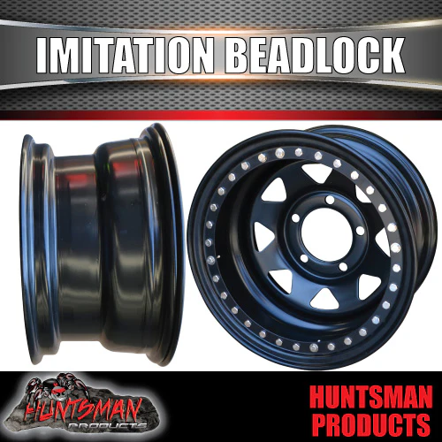 16X8 5/150 PCD -50 Offset Steel Imitation Beadlock Rim.   Fits Toyota Landcruiser 76, 78, 79 - Image 7