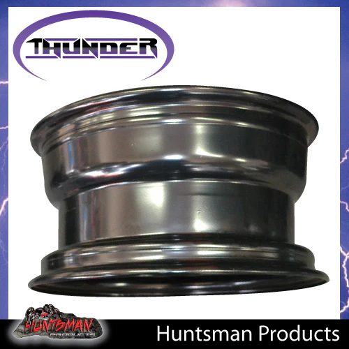 16x8 5 Stud Black Thunder Rim 0 Offset 5/150 PCD suits Landcruiser 79-100 Series - Image 6