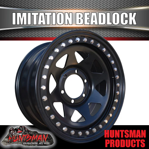 16X8 6/139.7 PCD +20 Offset Steel Imitation Beadlock Rim.  Fits Ranger, Hilux, BT 50, D-Max etc - Image 6