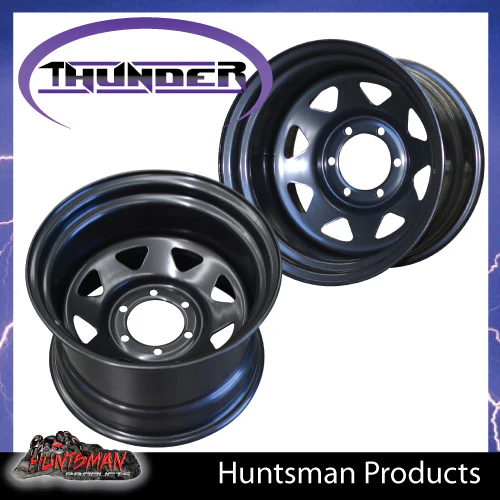 16X8 6 Stud Thunder Steel Rim +20 Offset 6/139.7 PCD. Fits Ranger, Hilux, BT 50, D-Max etc - Image 8