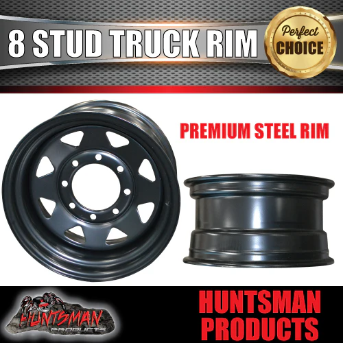 16x8 8/170 PCD Black thunder Steel Wheel Rim -10 Offset, suit F250 F350 2000+ - Image 3