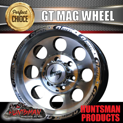 16X8 GT Alloy Mag Wheel 4X4 4wd 6/139.7 -20 Offset Fits Landcruiser Nissan ETC - Image 4