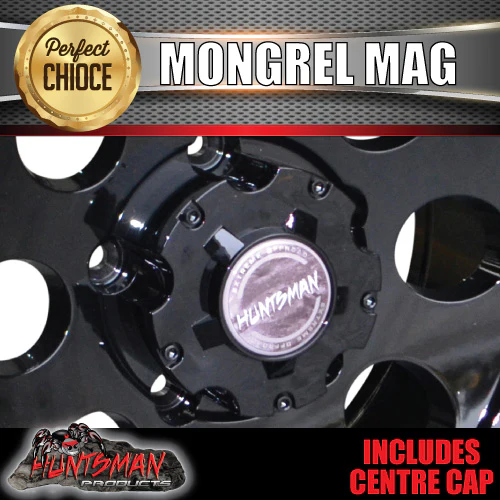 16X8 Mongrel Alloy Wheel Rim, Black, 5/150 pcd, 0 Offset suit Landcruiser - Image 5