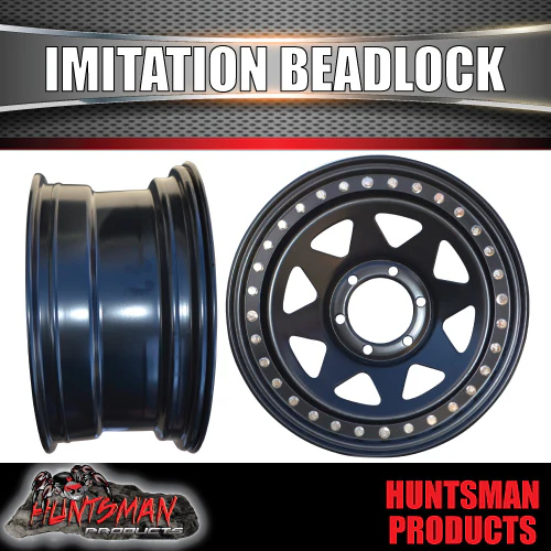 17X8 6/139.7 PCD +20 Offset Steel Imitation Beadlock Rim.  Fits Ranger, Hilux, D-Max, BT-50 etc - Image 5