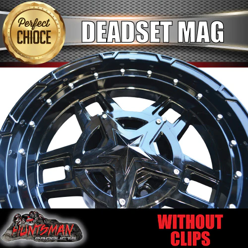 17x9, 0 Offset Deadset Mag Wheel Rim 6/139.7 pcd Fits Patrol, Hilux, Ranger, BT50, Triton, Nissan etc - Image 3