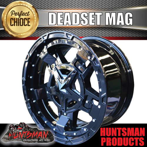 17x9, 0 Offset Deadset Mag Wheel Rim 6/139.7 pcd Fits Patrol, Hilux, Ranger, BT50, Triton, Nissan etc - Image 4