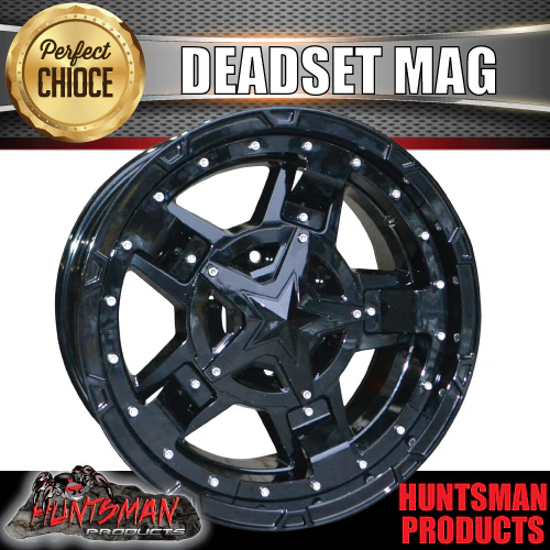 17x9, 0 Offset Deadset Mag Wheel Rim 6/139.7 pcd Fits Patrol, Hilux, Ranger, BT50, Triton, Nissan etc - Image 6
