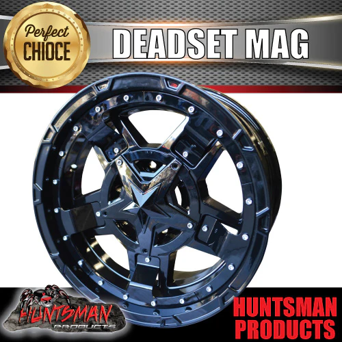 17x9, 0 Offset Deadset Mag Wheel Rim 6/139.7 pcd Fits Patrol, Hilux, Ranger, BT50, Triton, Nissan etc - Image 7