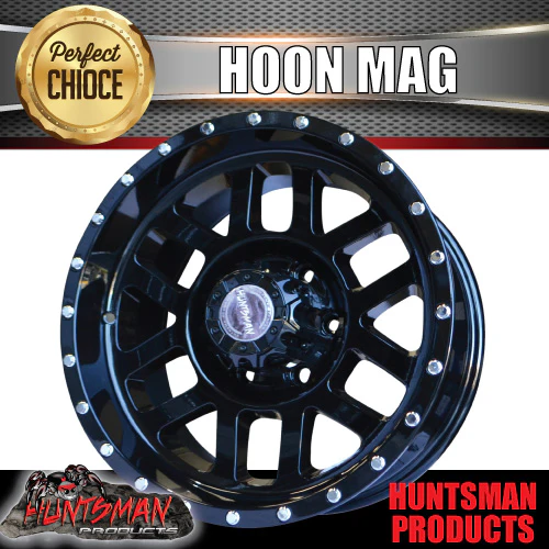 17x9, 0 Offset Hoon Mag Alloy Wheel Rim 6/139.7 pcd.  Fits Patrol, Hilux, Ranger, Triton, Prado ETC - Image 3