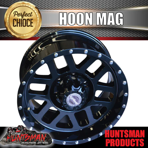17x9, 0 Offset Hoon Mag Alloy Wheel Rim 6/139.7 pcd.  Fits Patrol, Hilux, Ranger, Triton, Prado ETC - Image 4