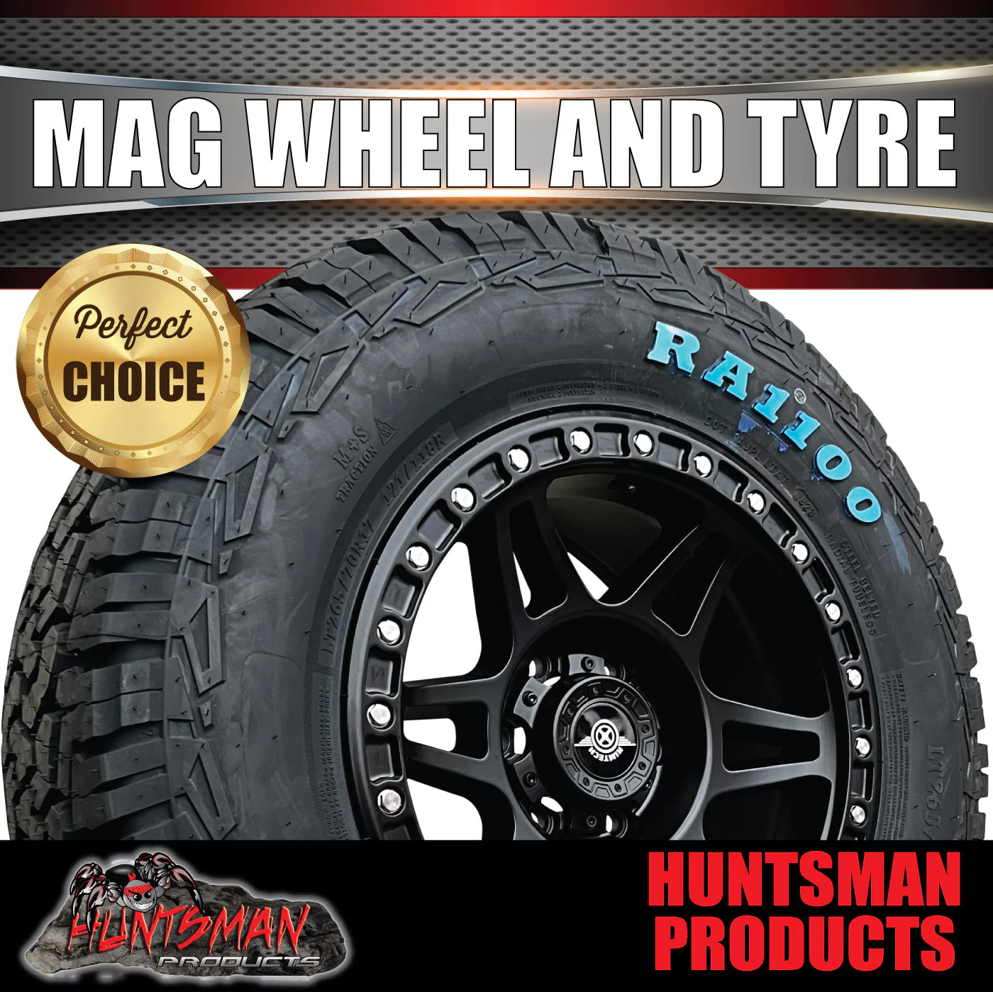 17x9 Delta Alloy Mag Wheel 6/139.7 pcd ET18 & 33x12.5R17 Roadcruza RA1100 AT tyre - Image 5