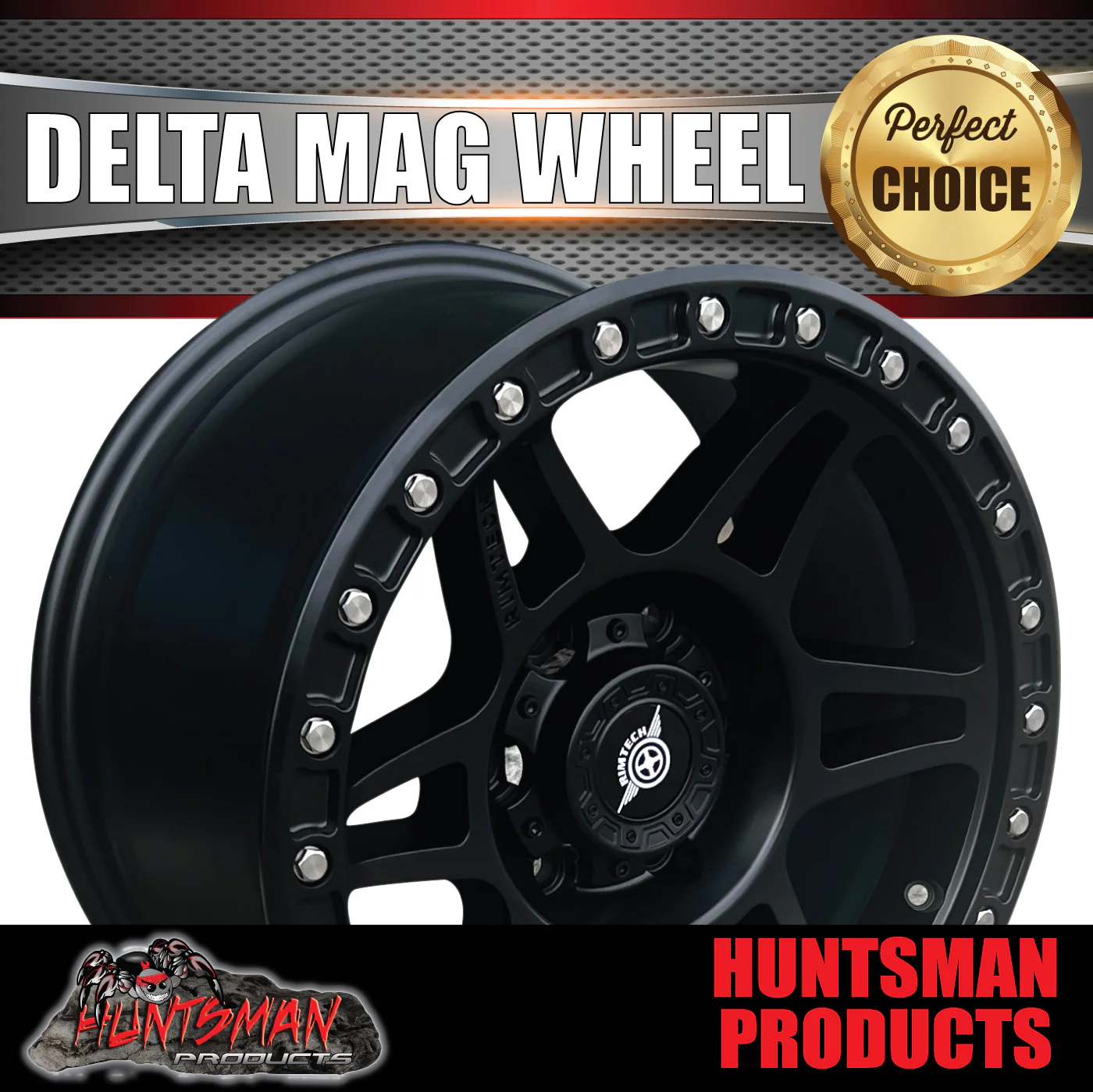 17x9 Delta Mag Wheel 4WD 6/139.7 pcd +18 Offset suit Ranger Hilux Triton etc - Image 4