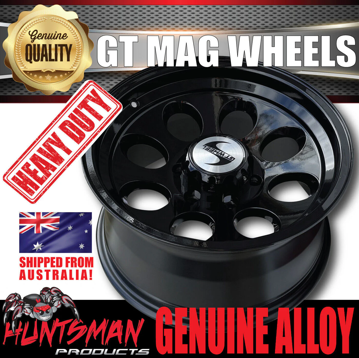17x9 GT Alloy Mag Wheel & 265/70R17 Roadcruza RA1100 All Terrain Tyre - Image 10