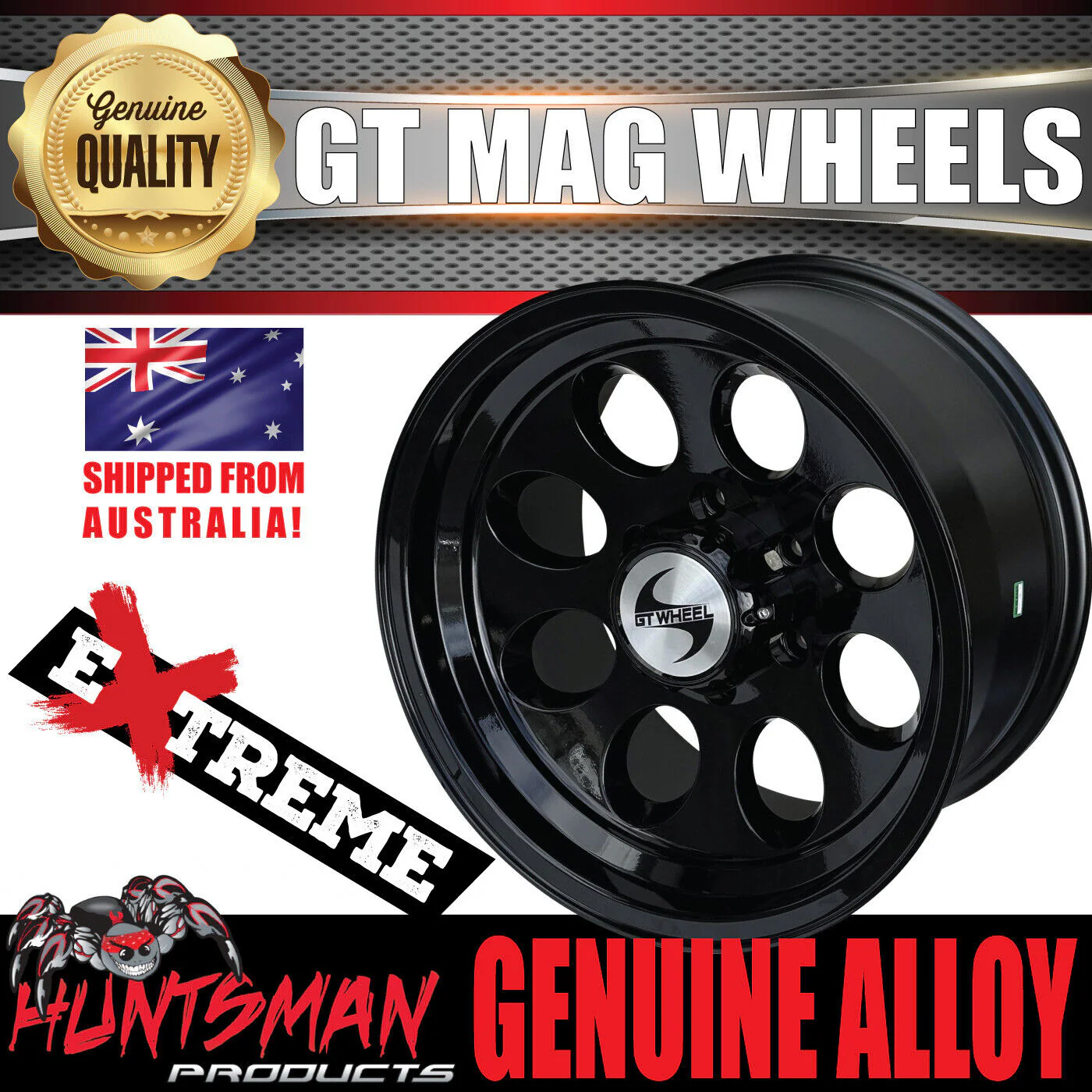17x9 GT Alloy Mag Wheel & 265/70R17 Roadcruza RA1100 All Terrain Tyre - Image 9