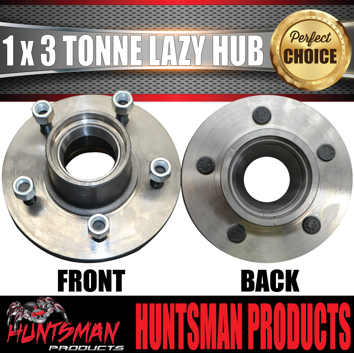 1x 3 Tonne 5 Stud LC Trailer Caravan Hub 5/150 pcd 3000kg Bearings.  Suits Huntsman & Alko - Image 4
