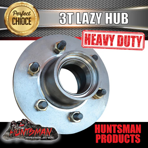 2X 3 Tonne 6 Stud Trailer Caravan Hubs 6/139.7 pcd 3000kg Bearings.  Suits Huntsman & Alko - Image 2