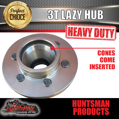 2X 3 Tonne 6 Stud Trailer Caravan Hubs 6/139.7 pcd 3000kg Bearings.  Suits Huntsman & Alko - Image 3