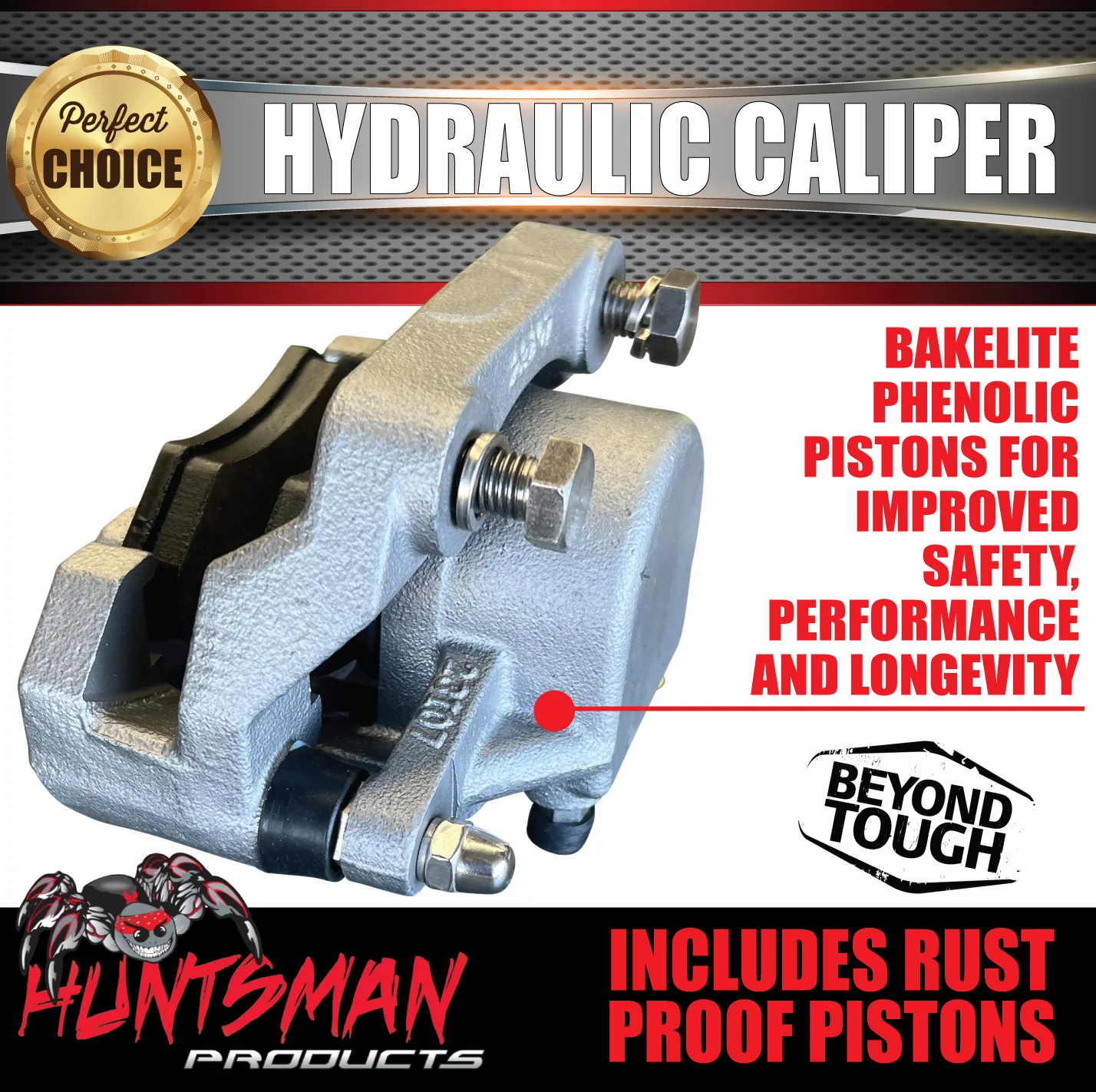X2 Trailer Caravan Galvanised Hydraulic Disc Brake Calipers with Rust Proof Pistons suit Trojan Alko Huntsman - Image 4