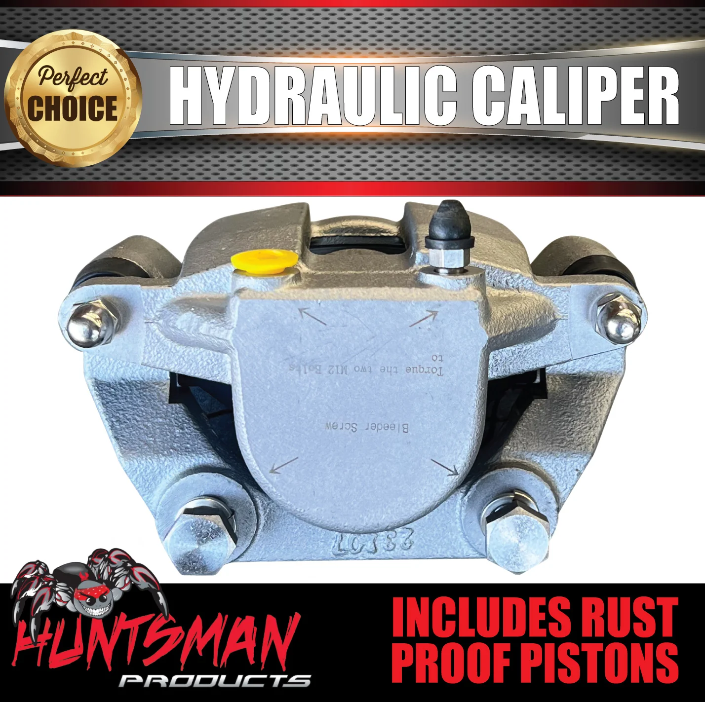 X2 Trailer Caravan Galvanised Hydraulic Disc Brake Calipers with Rust Proof Pistons suit Trojan Alko Huntsman - Image 5