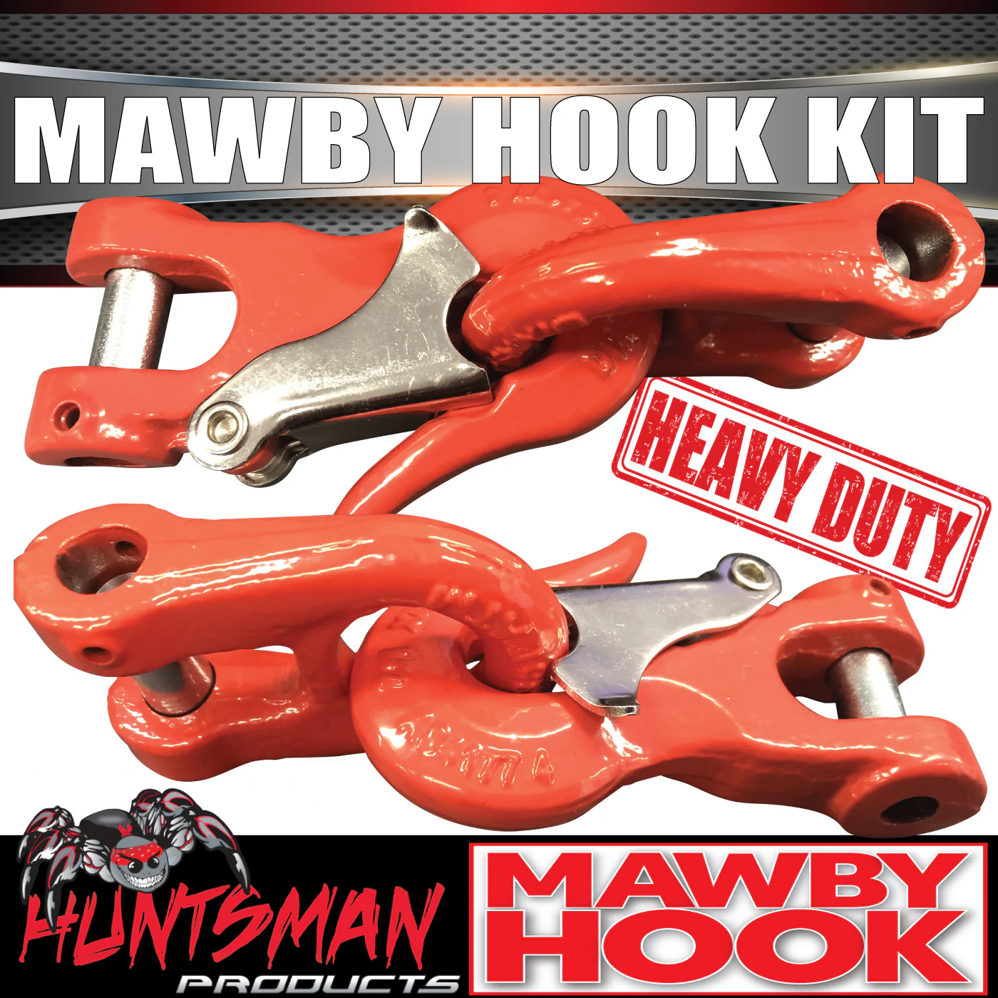2 x 13mm 3500Kg ATM Mawby Hook Trailer Safety Chain Coupling AS4177.4 - Image 3