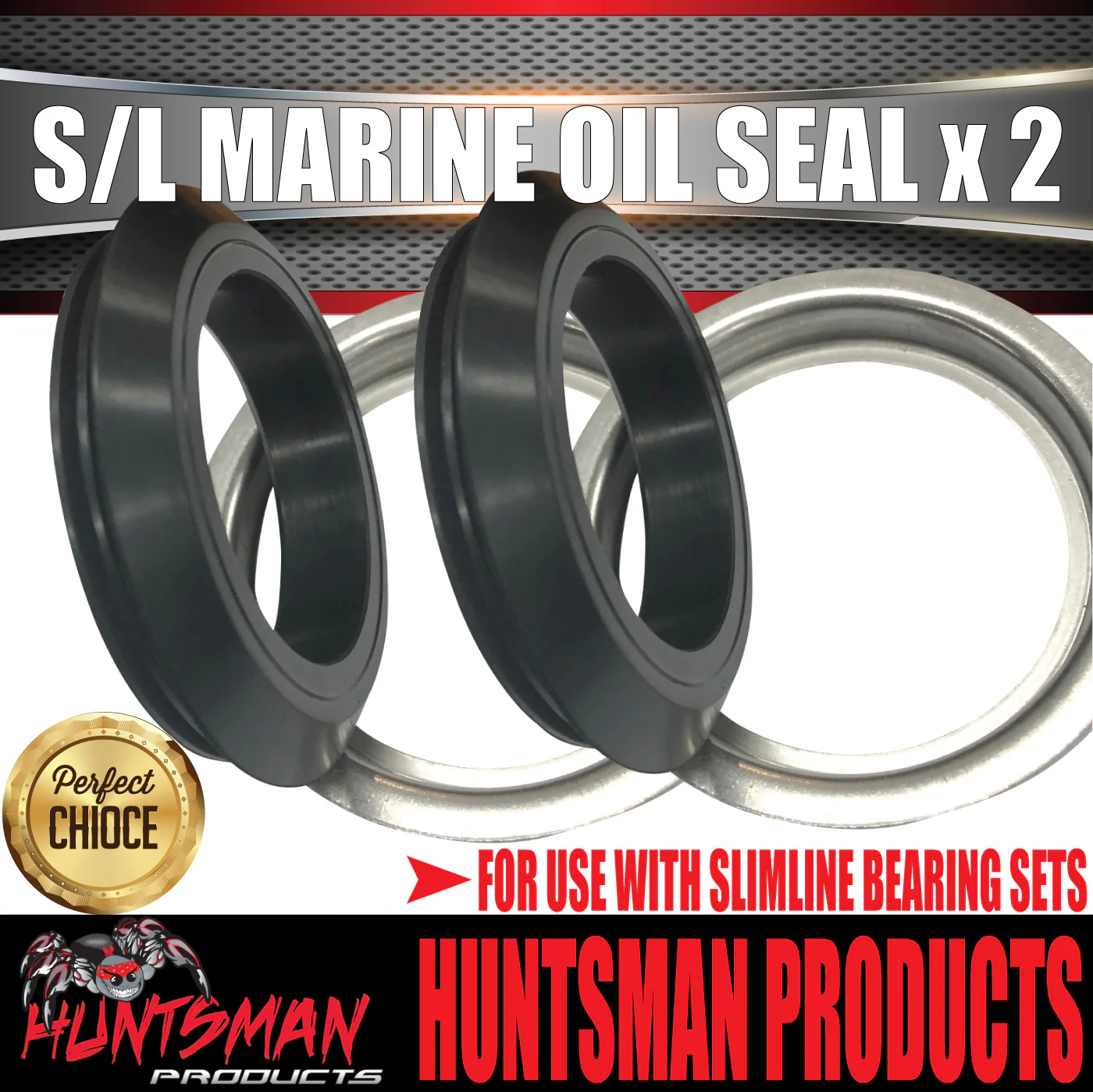 2 x Marine Oil Seal SL Slimline (Ford) for Boat Trailer Hub Disc Ford Bearings - Image 3