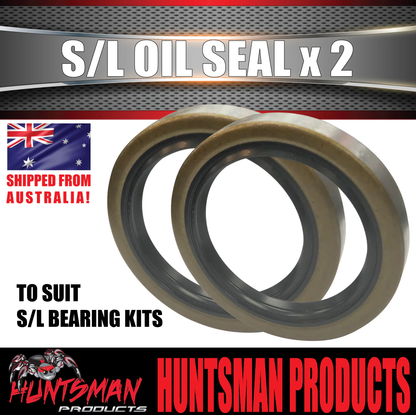2 x Oil Seal SL (Ford) for Trailer Hub Drum Disc Ford Bearings - Image 3