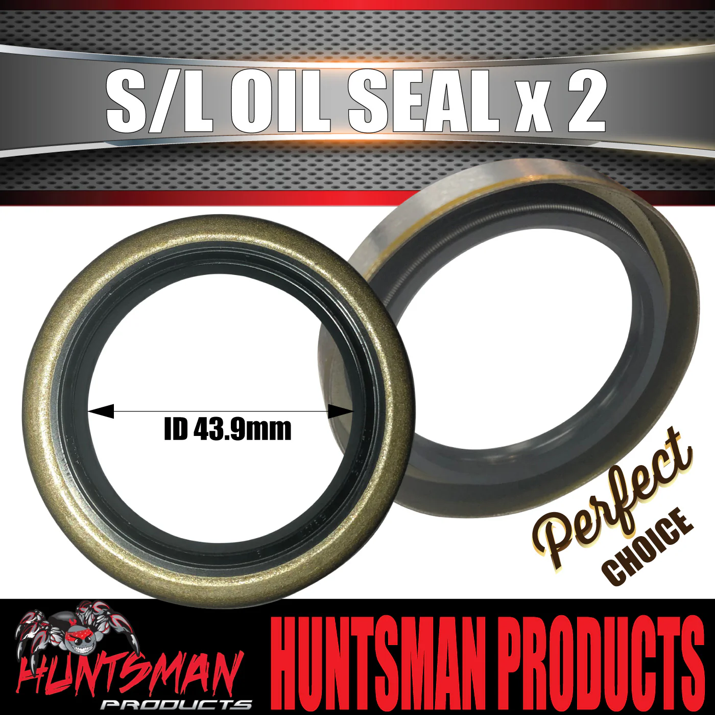 2 x Oil Seal SL (Ford) for Trailer Hub Drum Disc Ford Bearings - Image 4