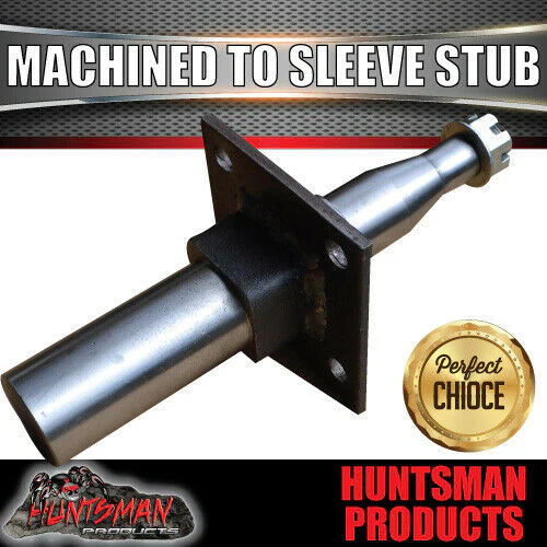 2000KG DIY Off Road Trailer Kit Outback Springs 12" Brakes Stub Axles poly Block - Image 3
