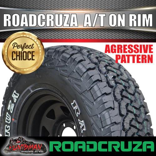 225/75R16 L/T Roadcruza  RA1100 on 16" Black Steel Rim. 225 75 16 - Image 7