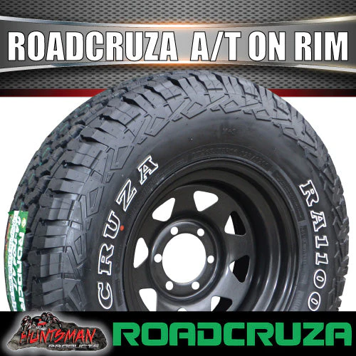 225/75R16 L/T Roadcruza  RA1100 on 16" Black Steel Rim. 225 75 16 - Image 8