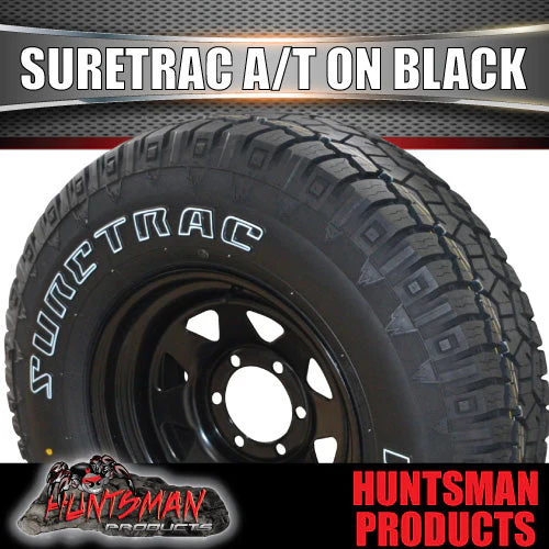 235/85X16 Suretrac A/T Tyre on16" Black steel rim. 235 85 16 - Image 4