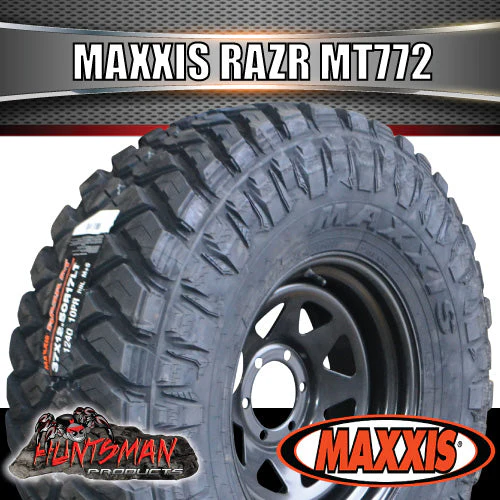 245/75R16 L/T MAXXIS RAZR MT772 TYRE ON 16" BLACK STEEL WHEEL. 245 75 16 - Image 4