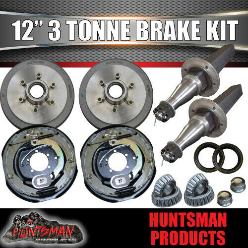 2500KG DIY Off Road Trailer Kit. Outback Springs, Electric Brakes. Stub Axles - Image 2