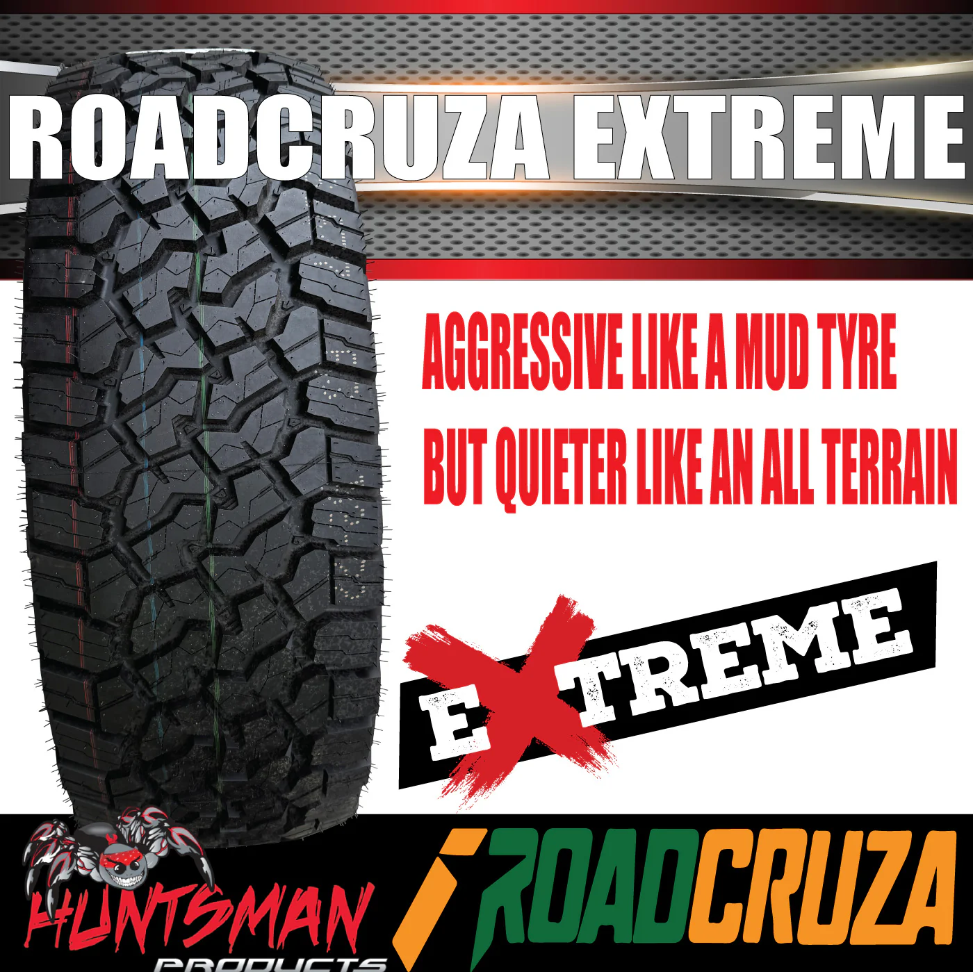 265/65R17 L/T Roadcruza RA7000 X/T Tyre Extreme Terrain 120/117S. 265 65 17 - Image 3
