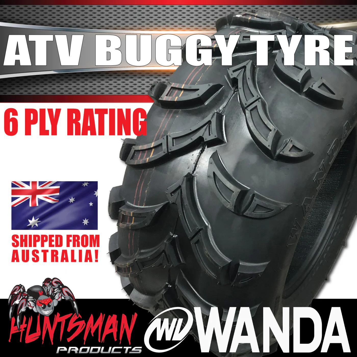 25X10-12 Inch Wanda P377 Rear ATV Tyre 50J For Quad Bike ATV Buggy UTV 250cc 300cc - Image 5
