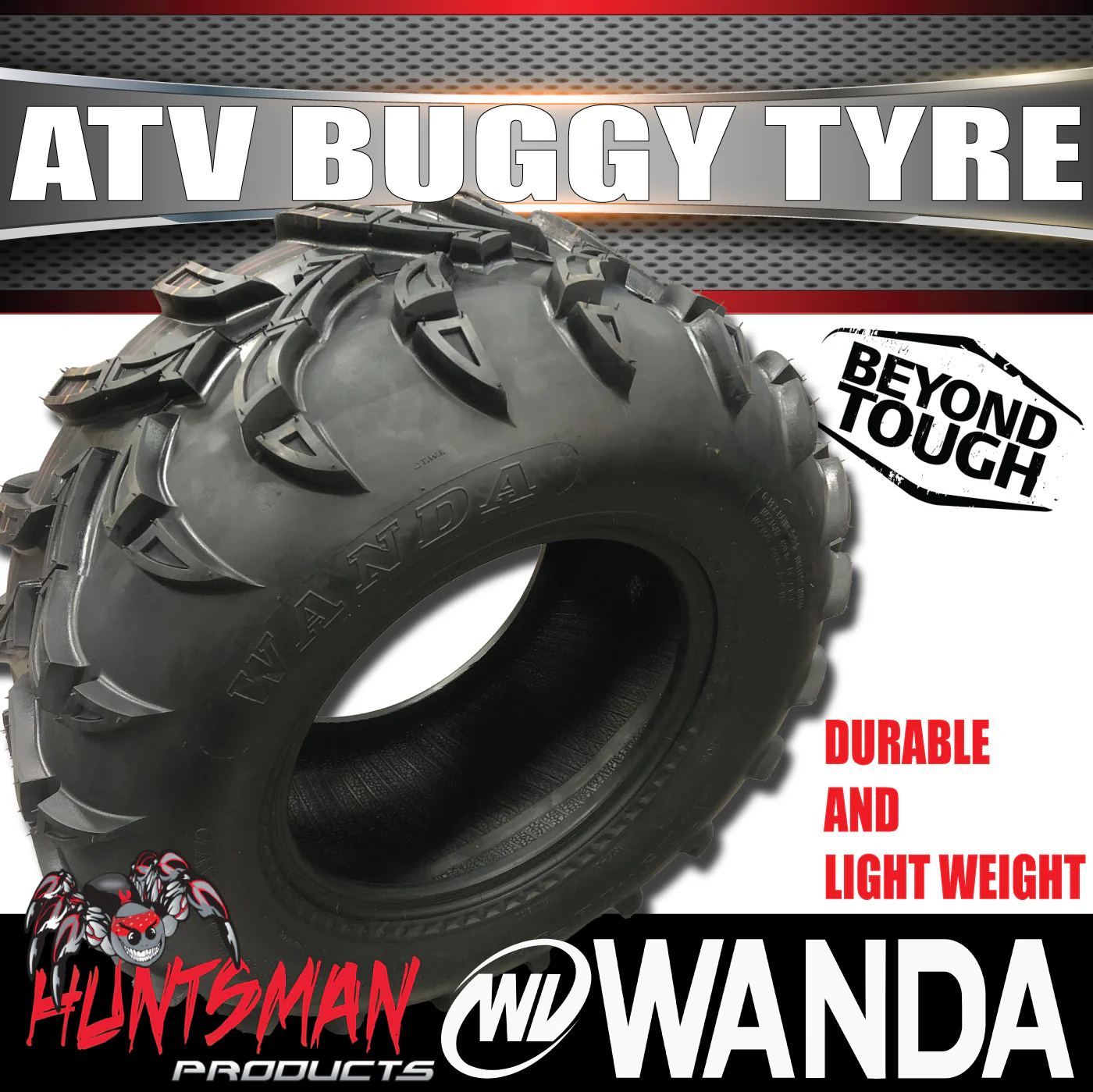 25X10-12 Inch Wanda P377 Rear ATV Tyre 50J For Quad Bike ATV Buggy UTV 250cc 300cc - Image 3