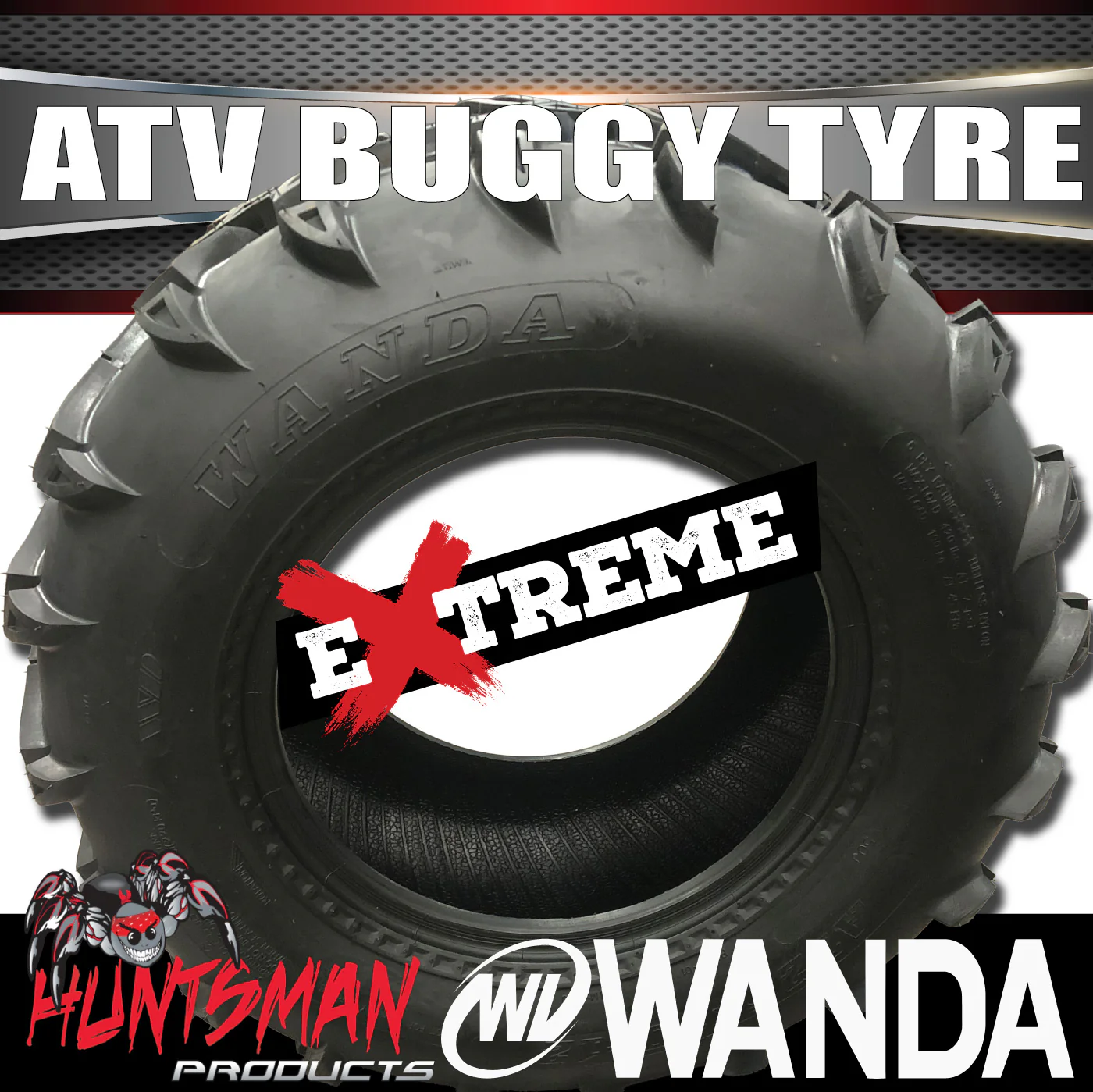 25X10-12 Inch Wanda P377 Rear ATV Tyre 50J For Quad Bike ATV Buggy UTV 250cc 300cc - Image 4