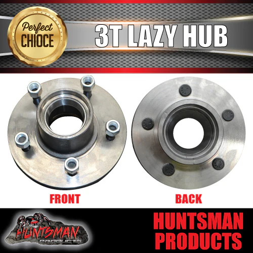 2X 3 Tonne 5 Stud Landcruiser Stud Pattern Trailer Hubs 5/150 pcd 3000kg Bearings - Image 4