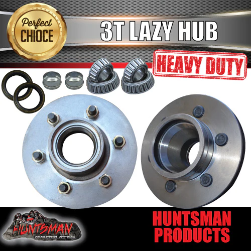 2X 3 Tonne 6 Stud Trailer Caravan Hubs 6/139.7 pcd 3000kg Bearings.  Suits Huntsman & Alko - Image 4