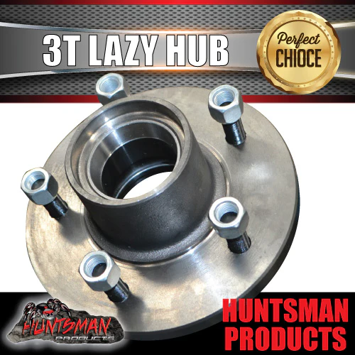 2X 3000kg 5 Stud Landcruiser Stud Pattern Trailer Hubs 5/150 pcd & Koyo Bearings - Image 3